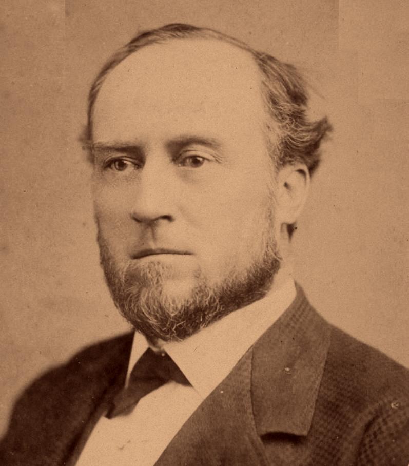 Sepia portrait of William Chapman Ralston